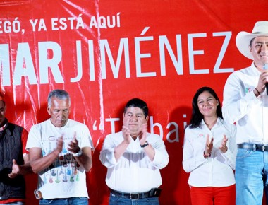 Omar Jimérez arranca campaña en El Palmar, Cadereyta