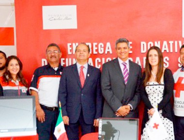 Dona Fundación Slim equipo para a Cruz Roja