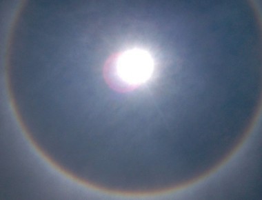 Sorprende a capitalinos «Halo solar»