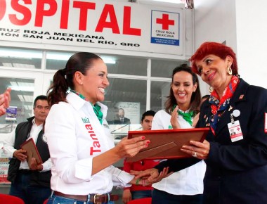 La Cruz Roja es símbolo de solidaridad y humanismo: Tania Ruiz