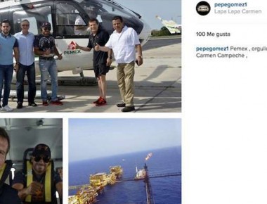 Causa polémica paseo de Chávez y amigos en helicóptero de Pemex