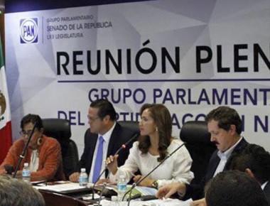 Sonia Rocha Acosta participa en reunión plenaria del PAN; tratan temas de seguridad, salud y corrupción