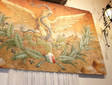 Se devela en Palacio de Gobierno Mural “Águila Republicana”