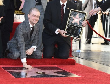 Daniel Radcliffe recibe su estrella en Hollywood