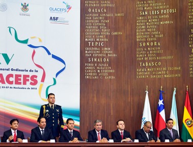 En el Teatro de la República inaugura EPN la XXV Asamblea General de la OLACEFS