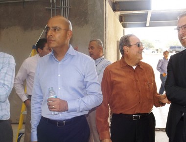 Aguilar Vega, Del Prete y Calderón supervisan avance de proyectos