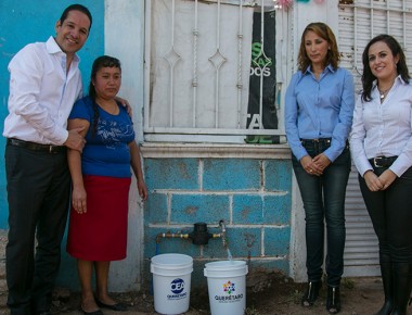 Gobierno del Estado entrega a ezequielmontenses Ampliación del Sistema de Agua Potable