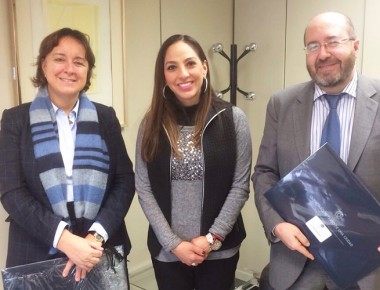 Tere García visita instituciones públicas de asistencia social en Madrid, España