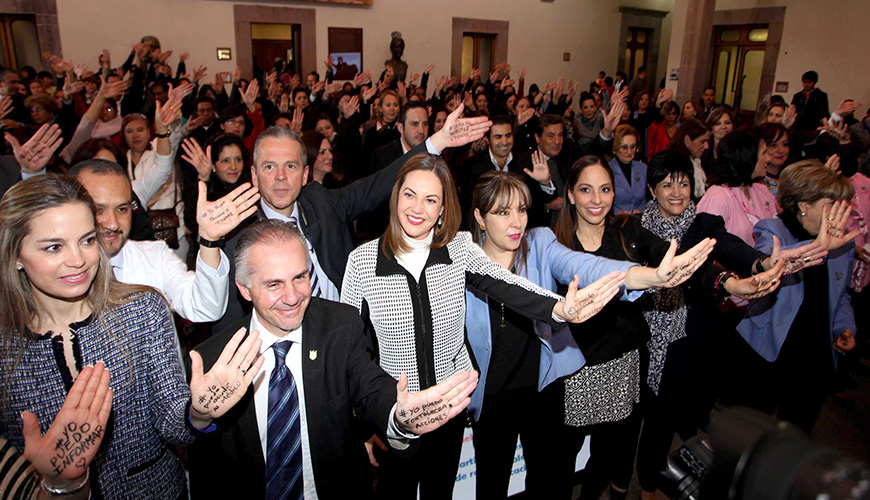 Así lució este día Palacio de Gobierno