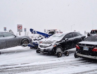 Cancelan 150 vuelos por tormenta de nieve en Canadá