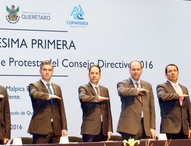 Toma Protesta Consejo Directivo de Coparmex