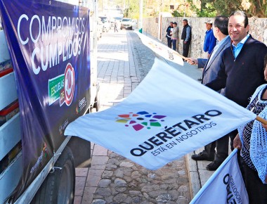 En gira por Peñamiller FDS entrega obra y supervisa avance de puente que conecta con Tolimán