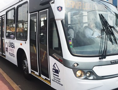 Primeras pruebas en Línea Express Piloto recorren tres rutas, mañana estará abierto al público