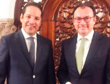 Domínguez se reúne con Videgaray