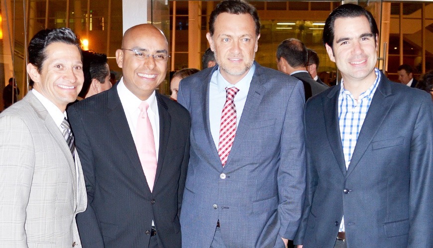Alejandro, Marcos, Mauricio y Gildardo