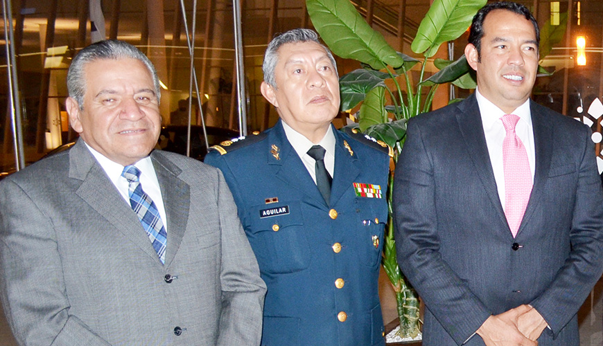 Alfredo Botello, Francisco Aguilar y Roberto Cabrera