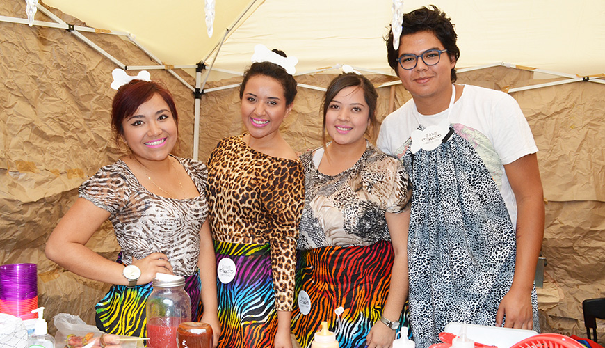 Cada stand tuvo una temática diferente