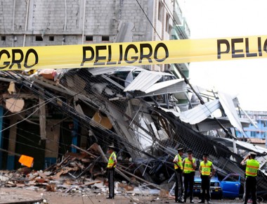 Ecuador registra 239 réplicas por sismo; podrían continuar