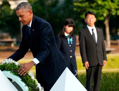 Obama homenajea a víctimas de Hiroshima