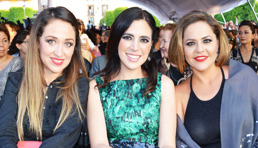 Ana Patiño, Marisol López y Karla Cortés