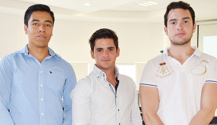 Omar Hernández, Francisco Muñoz y Armando Acosta