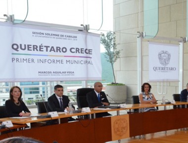 Entrega MAV Primer Informe al H. Ayuntamiento