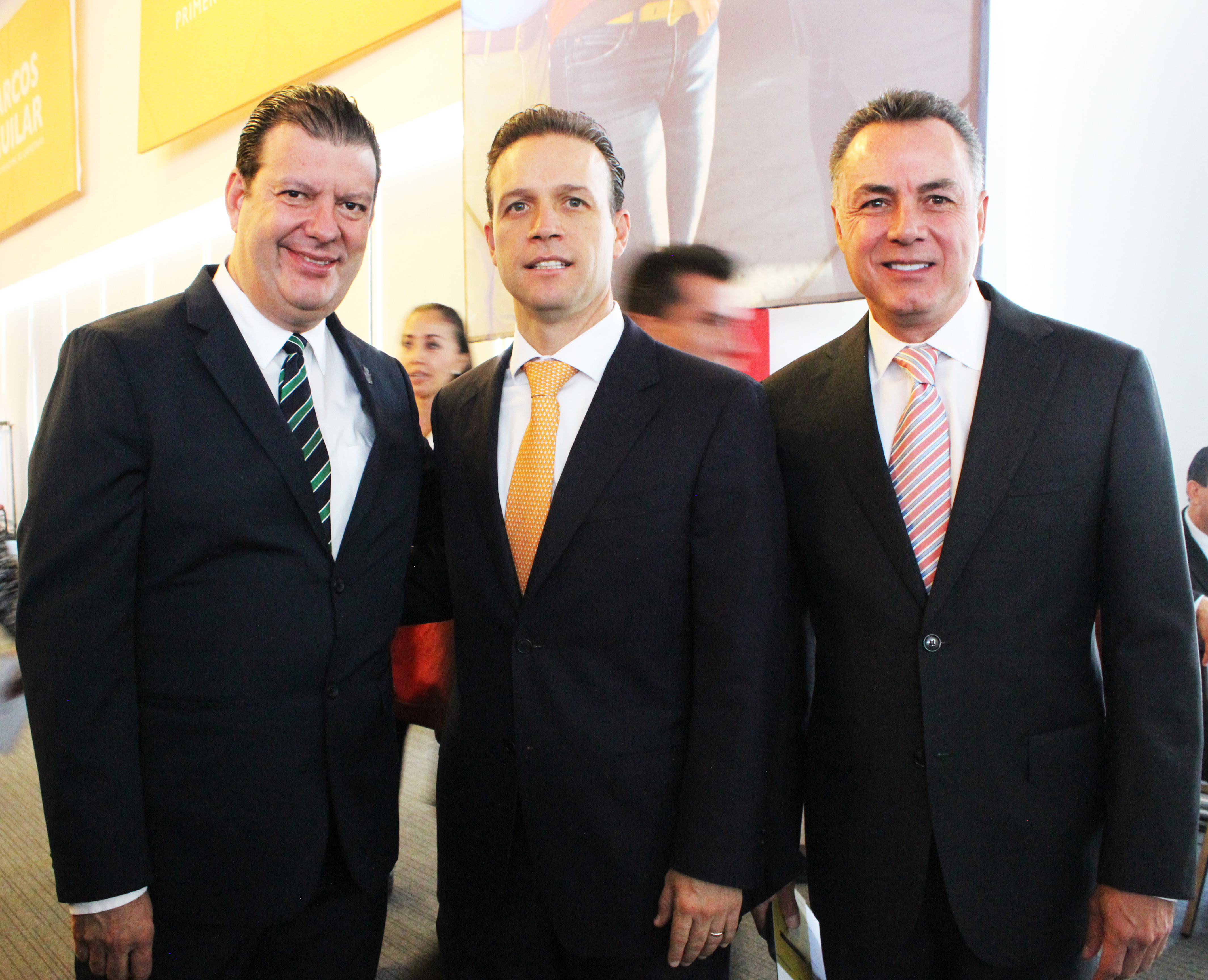 Alejandro López, Luis Alverde y Enrique Acuña