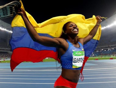 Oro para Colombia en la prueba de salto triple durante los juegos Río 2016