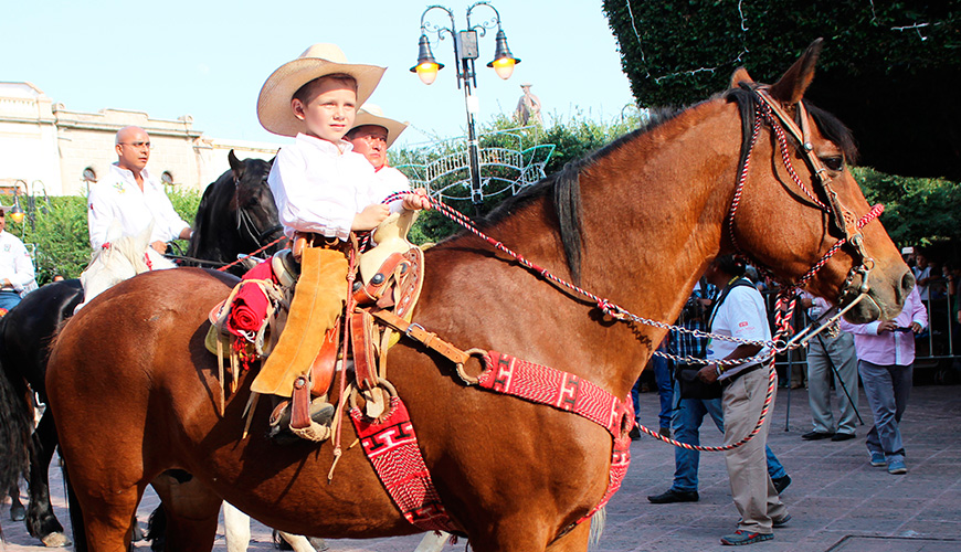 Cabalgantes de todas las edades participaron