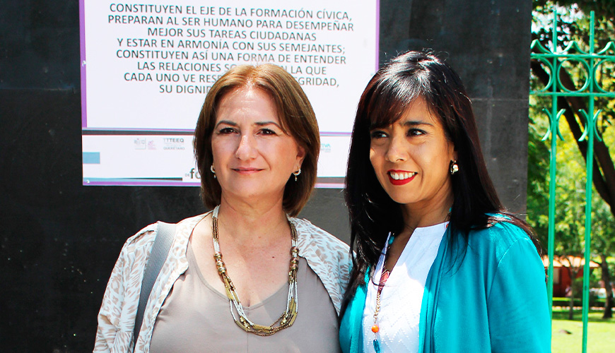 Gaby Nieto y Yolanda Elías Calles