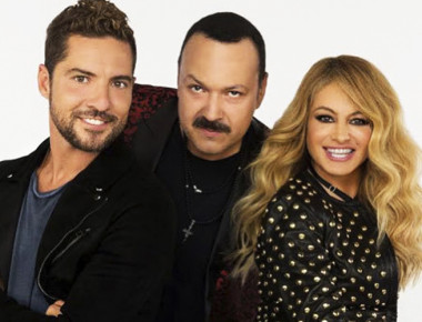 Paulina Rubio, Pepe Aguilar y David Bisbal juntos en «La Apuesta»