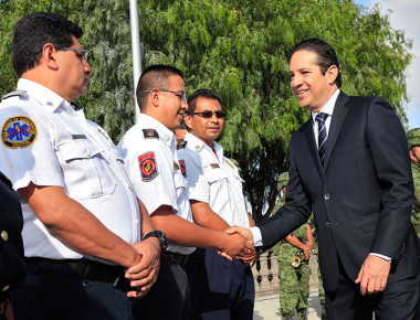 Preside FDS ceremonia conmemorativa del Día Nacional de Protección Civil