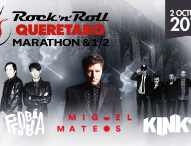 Fobia, Miguel Mateos y Kinky en el «Rock ‘n’ Roll Querétaro Maratón”