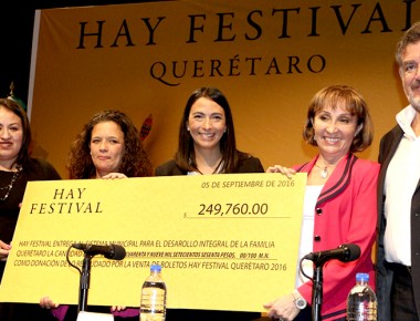 Supera expectativa Hay Festival Querétaro 2016, asisten más de 20 mil espectadores
