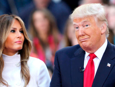 Melania sale a la defensa de Donald Trump