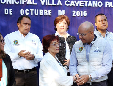 Alcalde capitalino entrega obras de rehabilitación en «Villa Cayetano Rubio»