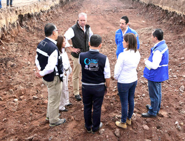 Supervisan obra en El Marqués