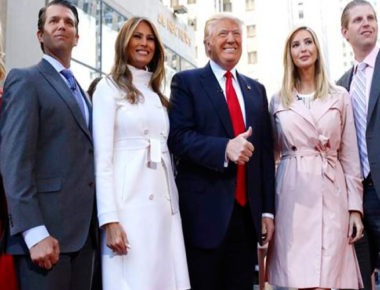 Hijos de Trump encabezan equipo de transición