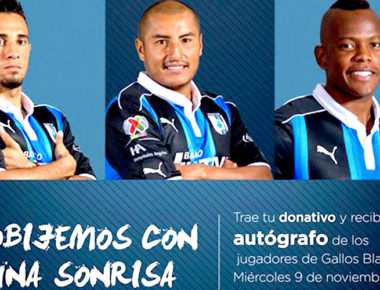 Hoy Gallos Blancos estarán en Plaza de Armas, firmarán autógrafos en la donación de una cobija