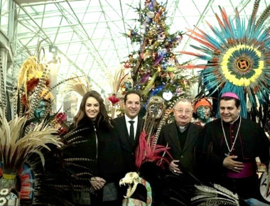 Inauguran en El Vaticano Nacimiento y Árbol de Navidad elaborados por Artesanos Queretanos