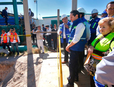 Gobernador supervisa avances de planta de tratamiento de aguas residuales de Corregidora