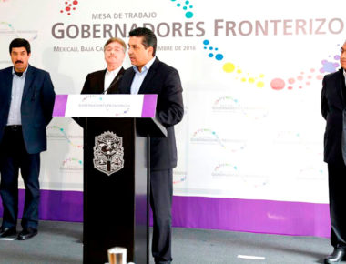 Gobernadores fronterizos plantean agenda para enfrentar retos ante arribo de Trump