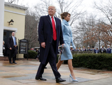 La investidura de Donald Trump en imágenes