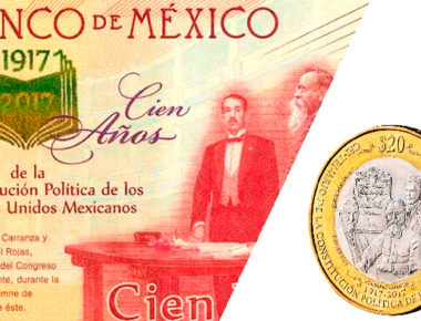 Banxico emite moneda y billete conmemorativo al Centanario de la Constitución