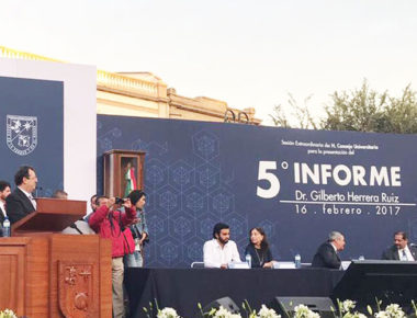 Histórico… Gilberto Herrera rinde 5to Informe en Plaza de Armas