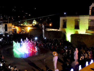 Inauguran en El Marqués Fuentes Danzarinas como parte de los festejos del Centenario de la Constitución
