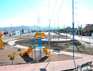 Marcos Aguilar entrega parque lineal en Desarrollo San Pablo II