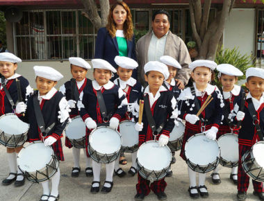 Anuncia Lucy Quintanar construcción de arcotecho en Preescolar de Bernal