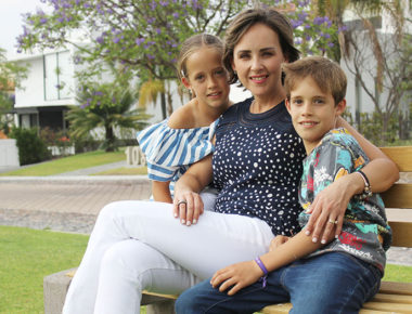 Adriana Castro de Alverde en su faceta de mamá