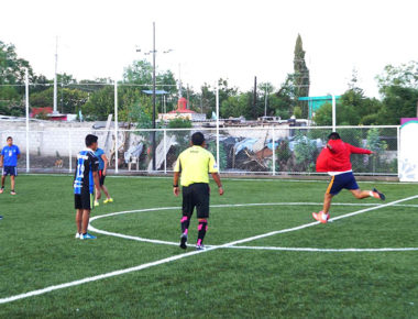Entrega Lucy Quintanar infraestructura deportiva en Villa Progreso